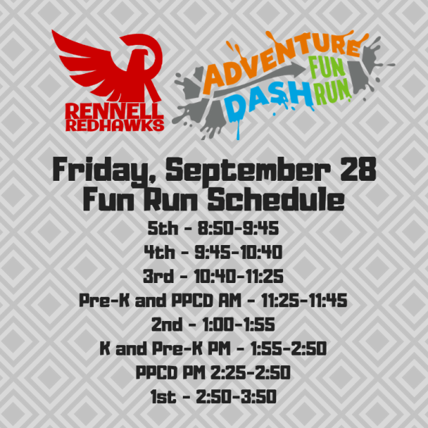 Fun Run Schedule